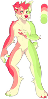 Fruity Anthro Australian Shepherd