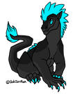 Cyan Mohawk Lizard